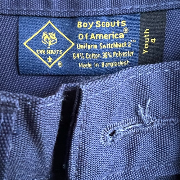 Boy Scouts Of America Official Uniform Switchback2 Convertible Pants Youth 4 New - Picture 3 of 4